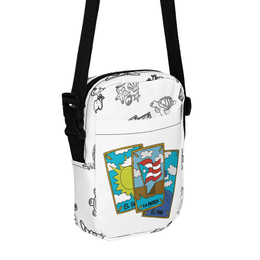 Borinken Tarot Crossbody Bag - El Sol, El Mar, La Patria product image (1)