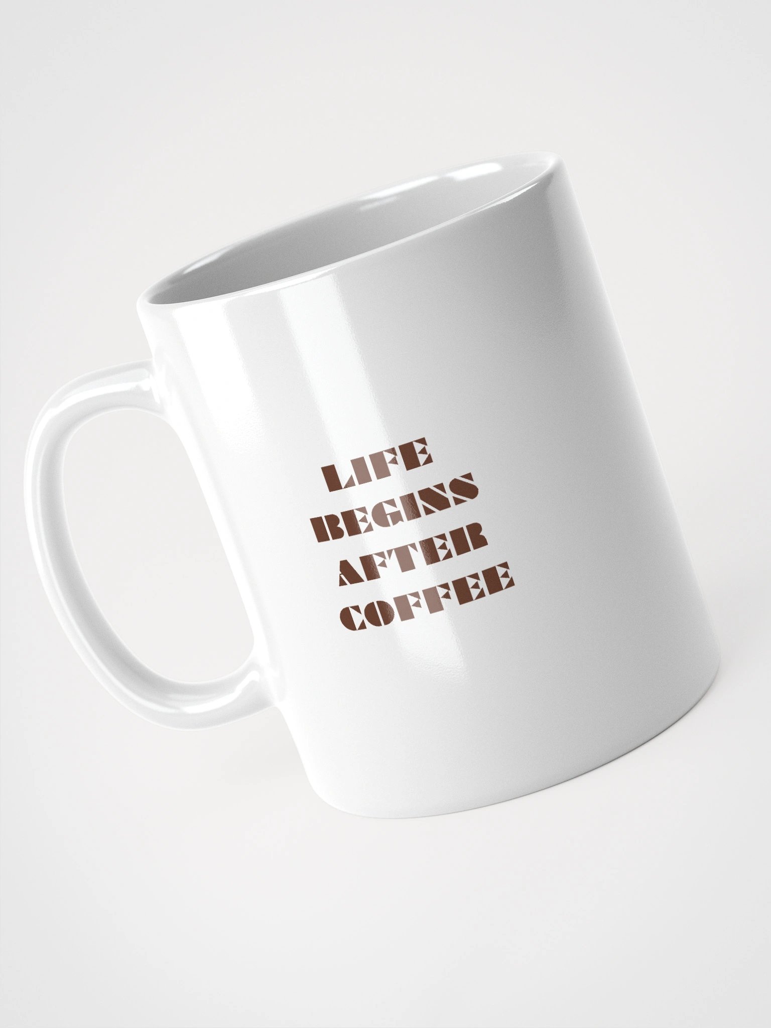 Sunrise Sip White Glossy Mug product image (7)