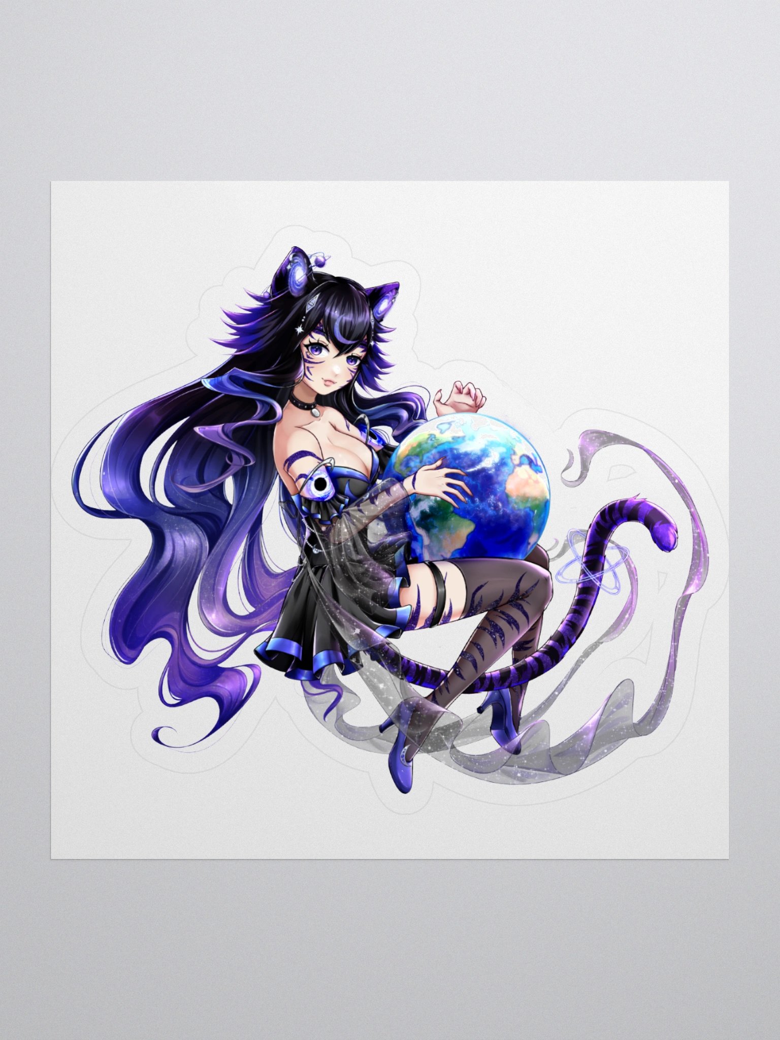 Moona Floating Kiss Cut Sticker product image (1)