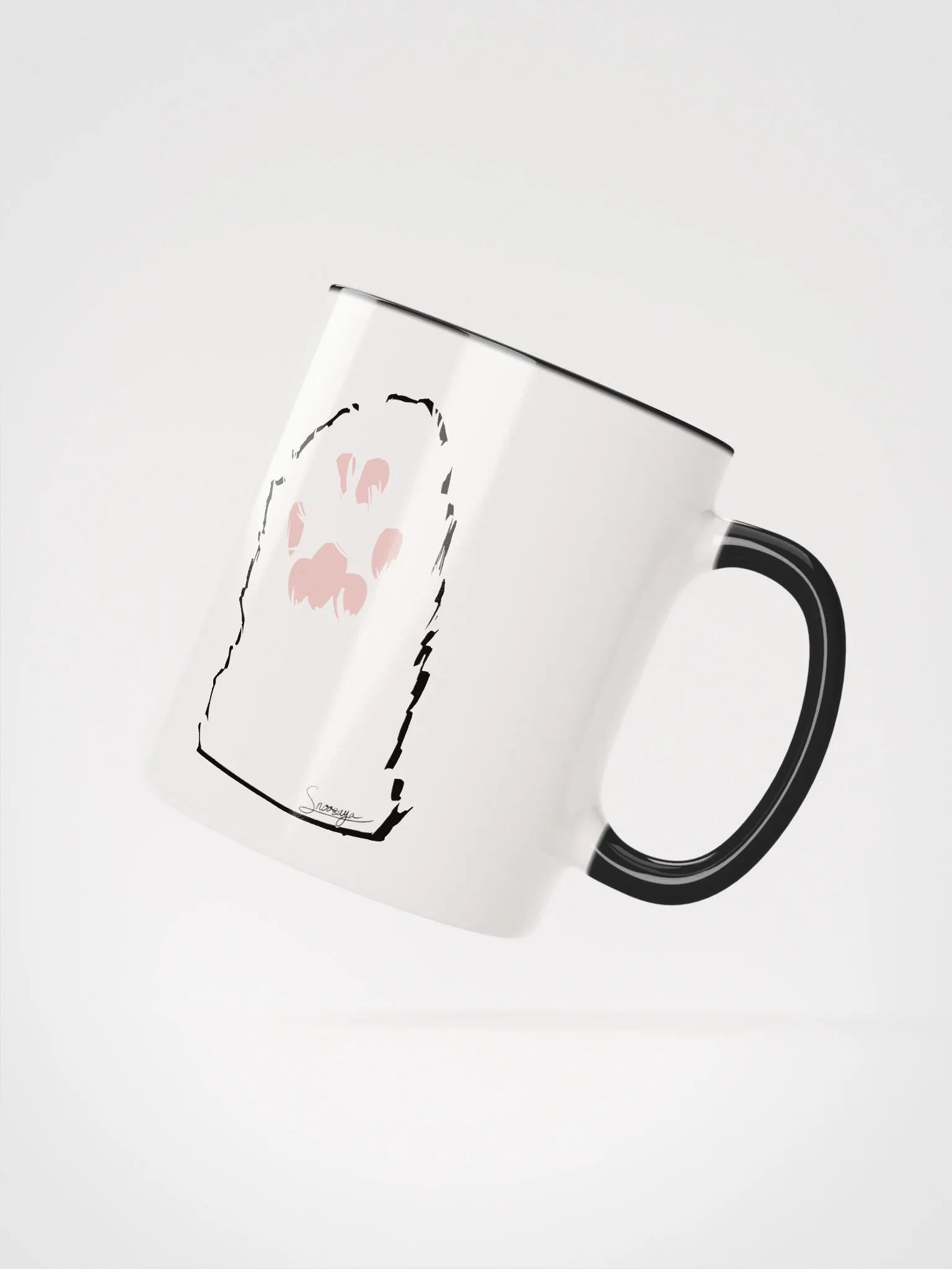 CINNI PAW Ceramic Mug with Color Inside product image (3)