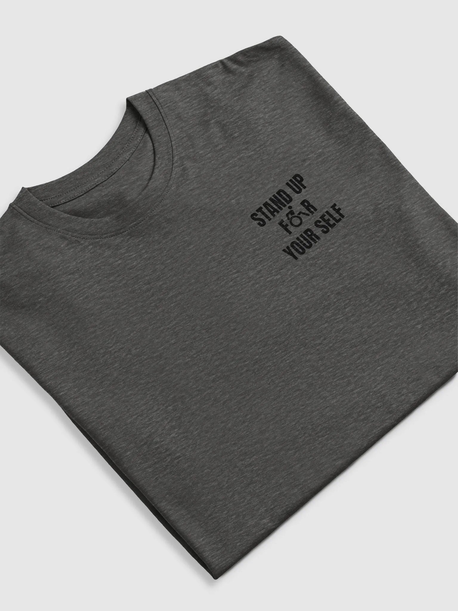 Stand Up For Yourself Tee Grey product image (5)