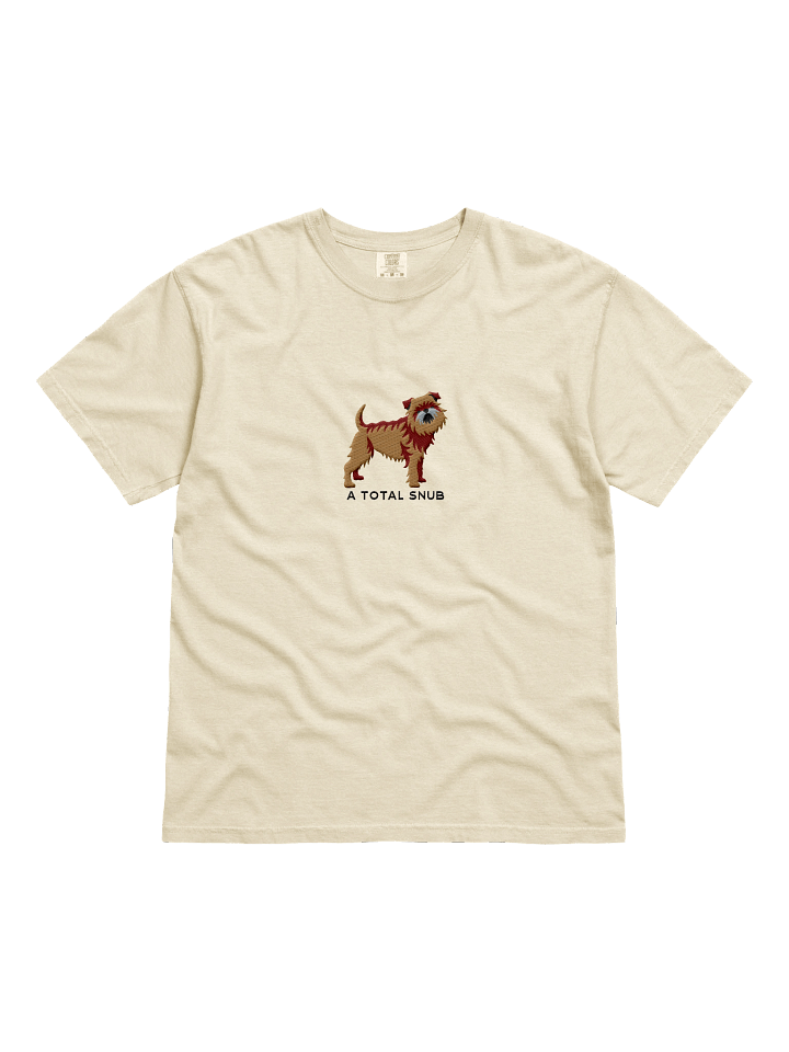 A Total Snub T-Shirt(Embroidered) of a Brussels Griffon(Tan) product image (41)