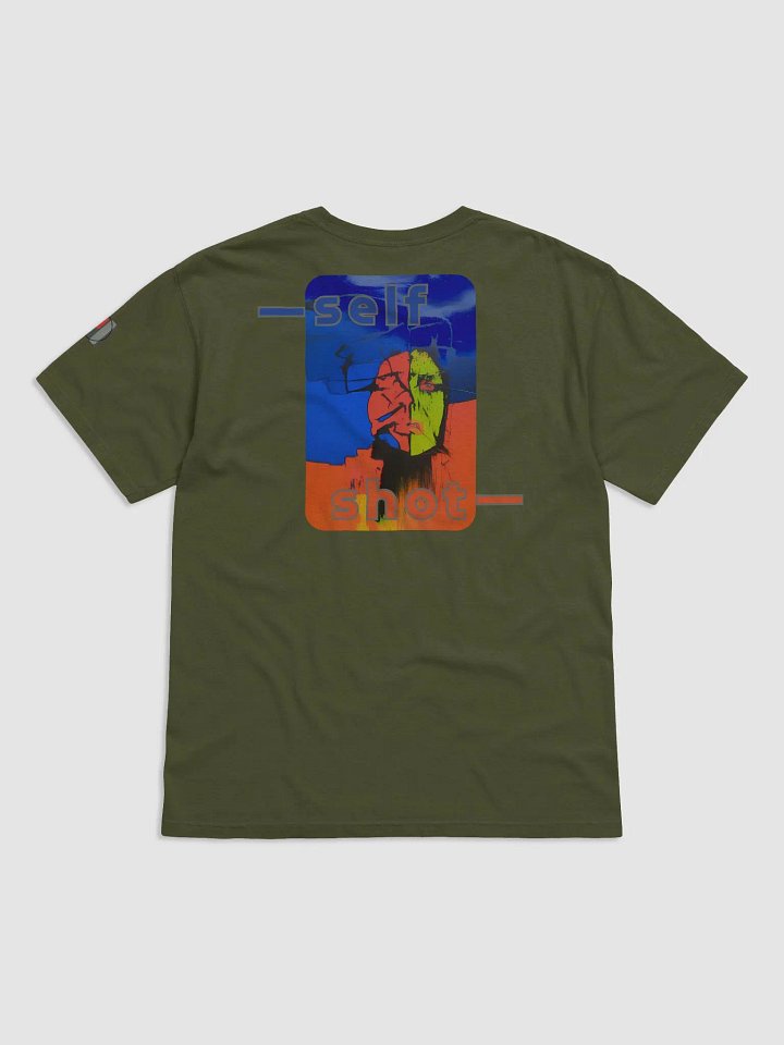 Self-Shot T-Shirt in Blue and Orange 🐢❤️✨ Special Edition No. 3 product image (2)