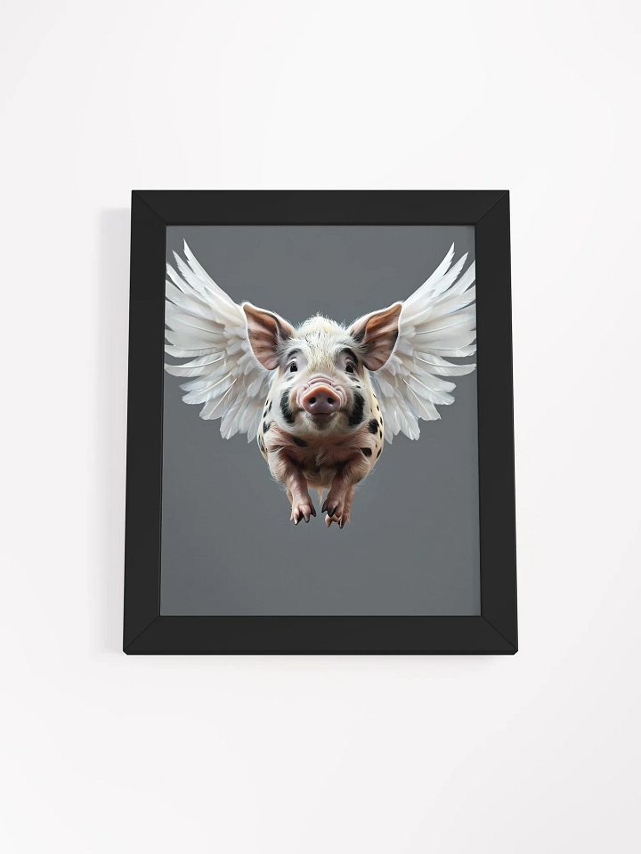 Flying Pig Framed Matte Poster product image (2)