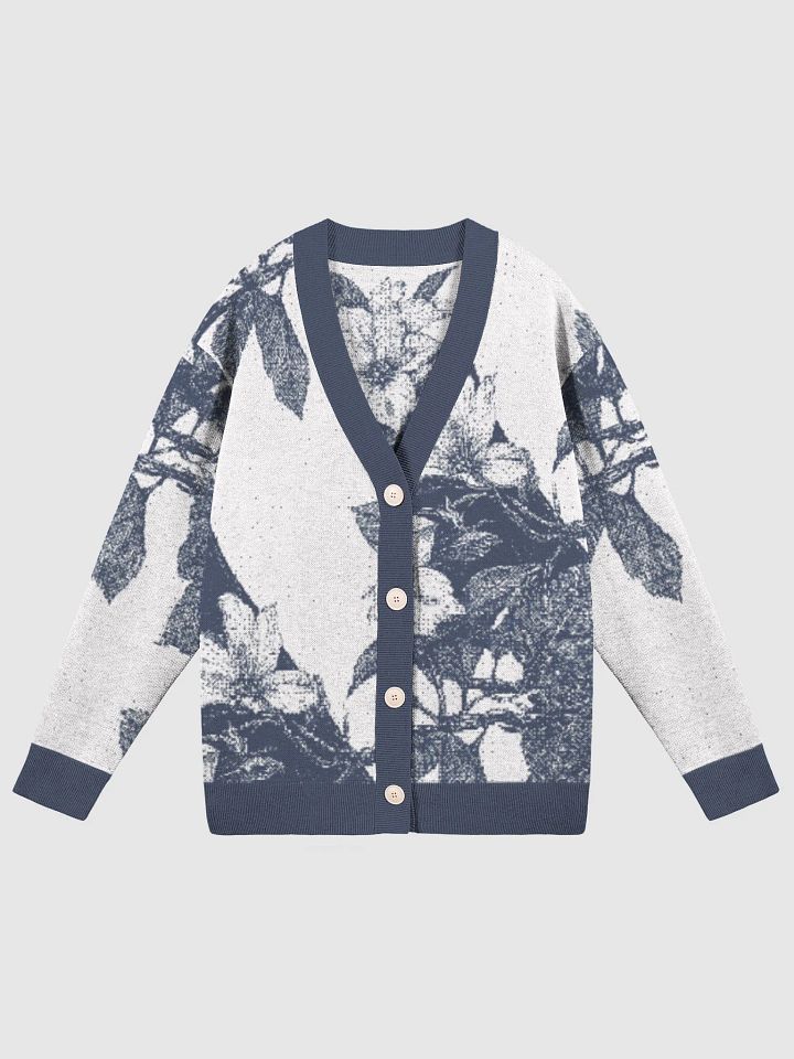 Vintage-Inspired Floral Fusion II Knitted Cardigan product image (3)