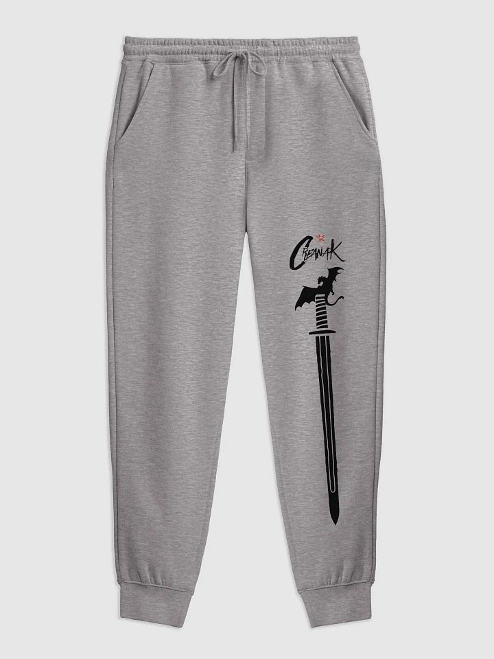 Sword Dragon Joggers - Black Design product image (4)