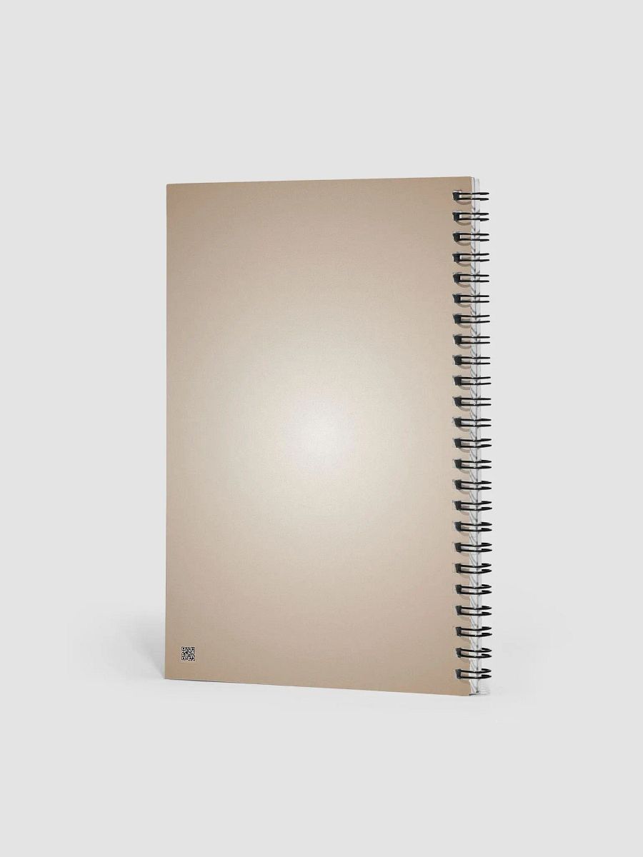 Cat with Fiery Florals Spiral Notebook product image (2)