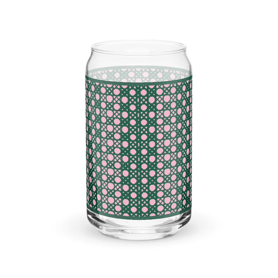 Verdant Garden Monogram A Can-Shaped Glass product image (4)