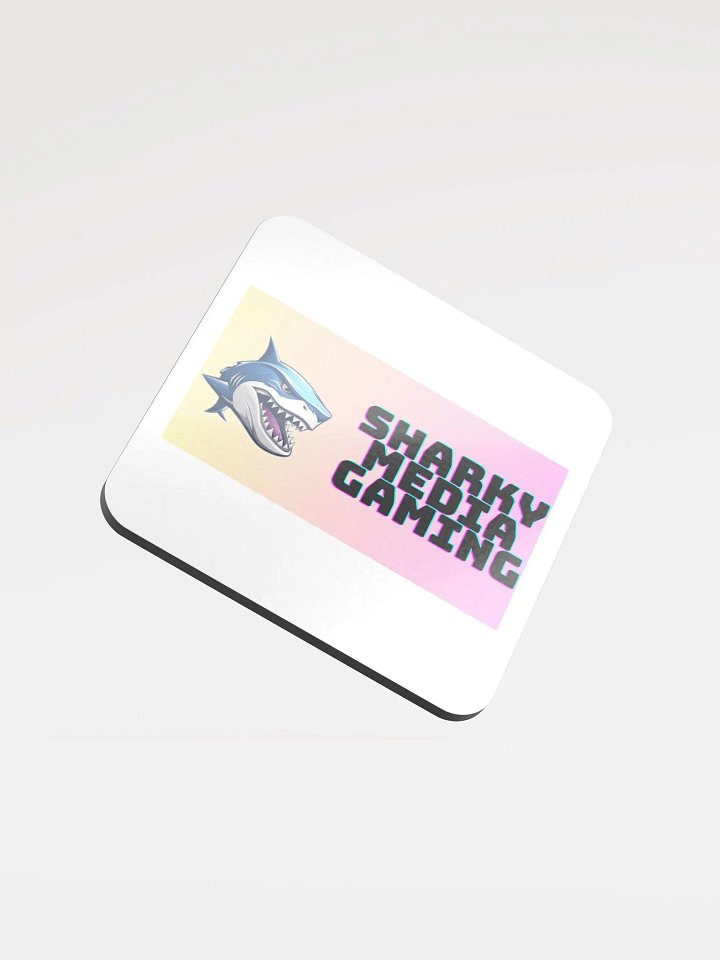 Sharky Media Gaming Coaster (Yellow/Pink) product image (1)