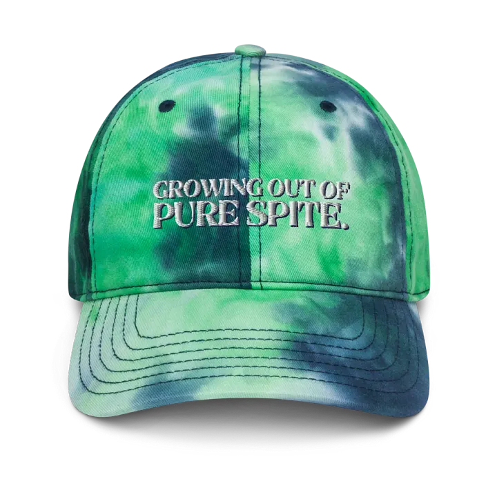 GROWING OUT OF PURE SPITE tie-dye dad hat product image (10)