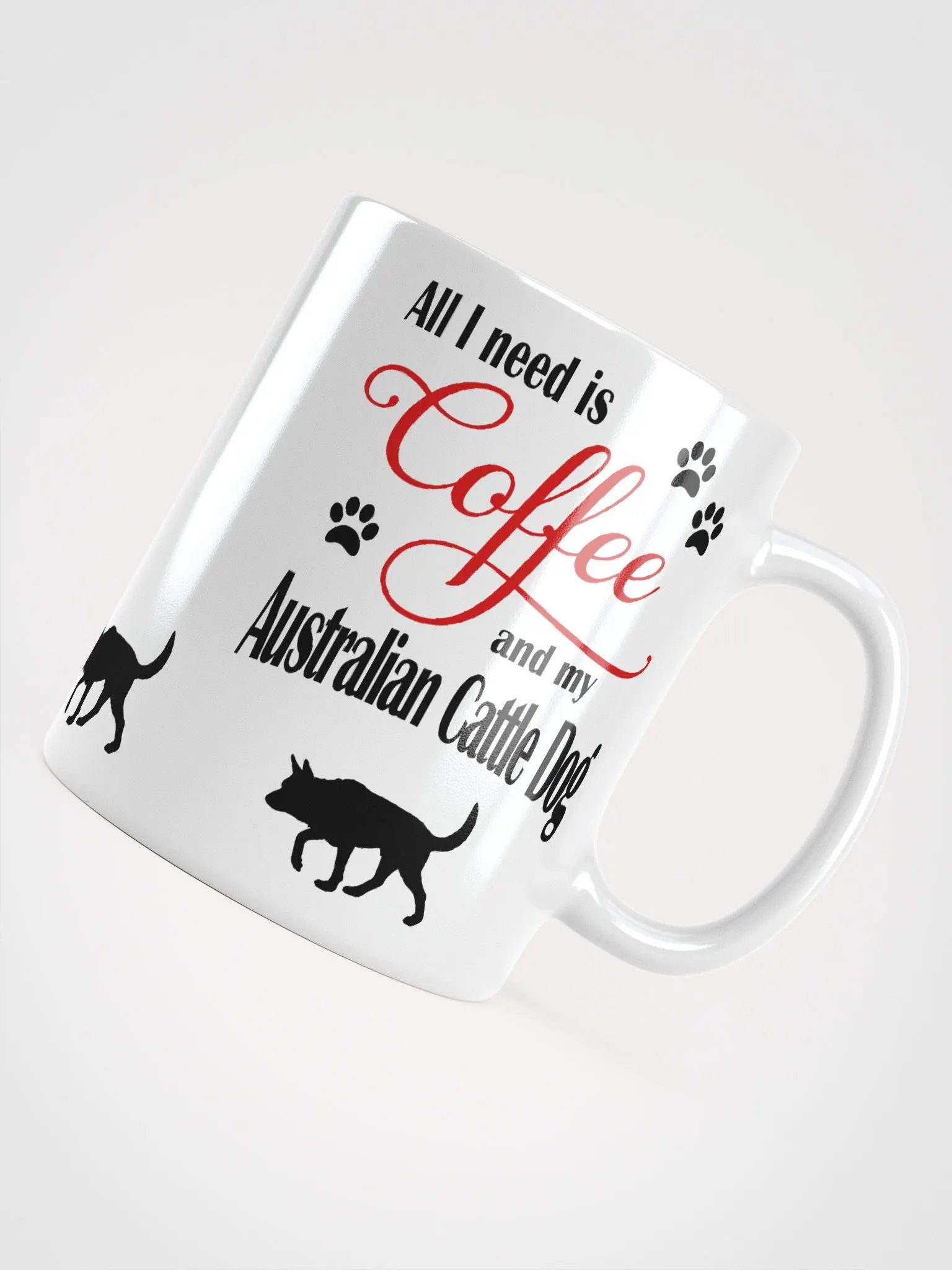 Coffee and my Australian Cattle Dog Mug product image (4)