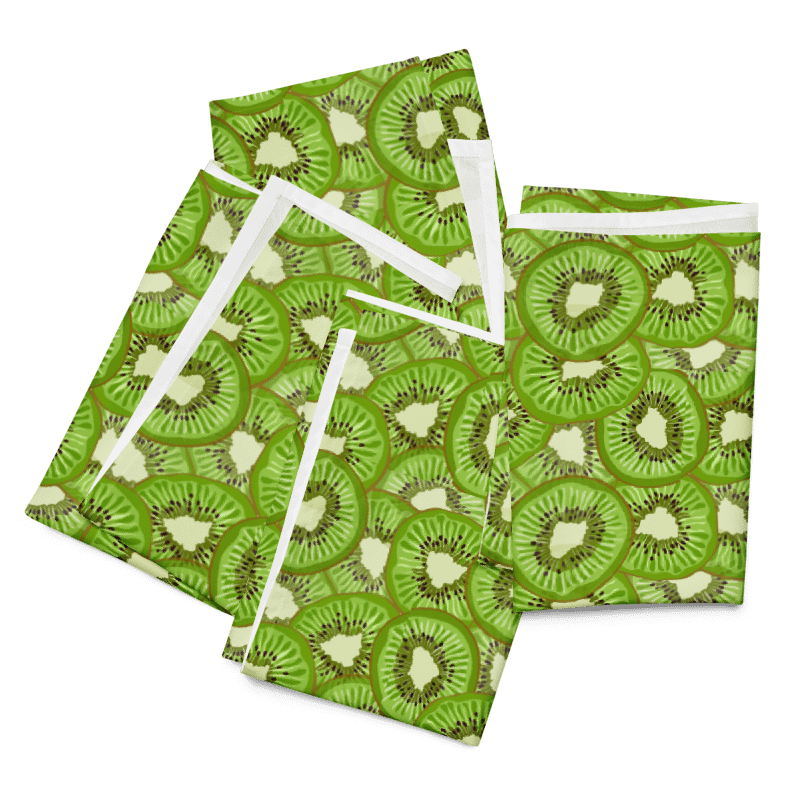 Kiwi Fruit Cloth Napkin Set (4-Pack) | Reusable Cloth Napkins for Tropical Table Decor product image (4)