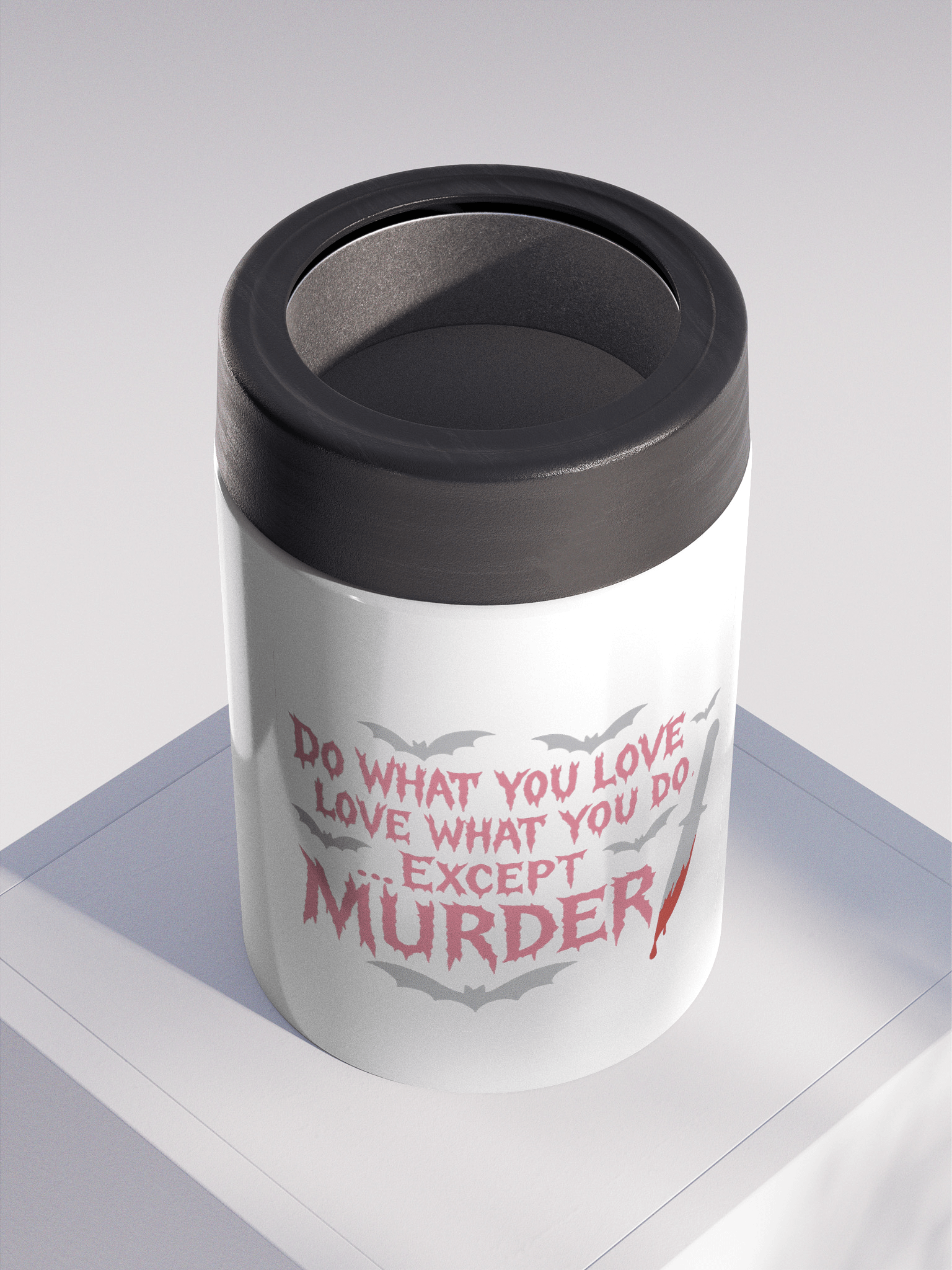 Do what you love metal coozie product image (2)