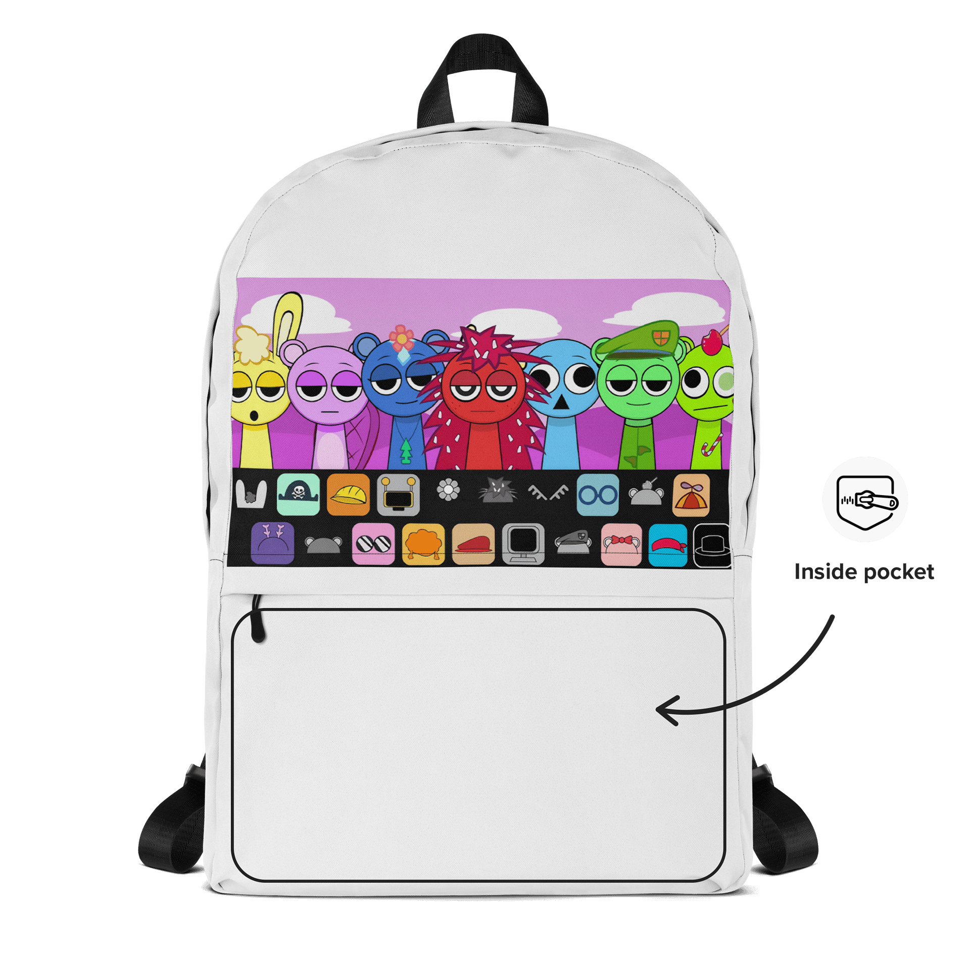 HTF sprunki kids book bag product image (2)