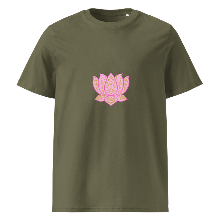 Golden Lotus Unisex Organic T-Shirt product image (1)
