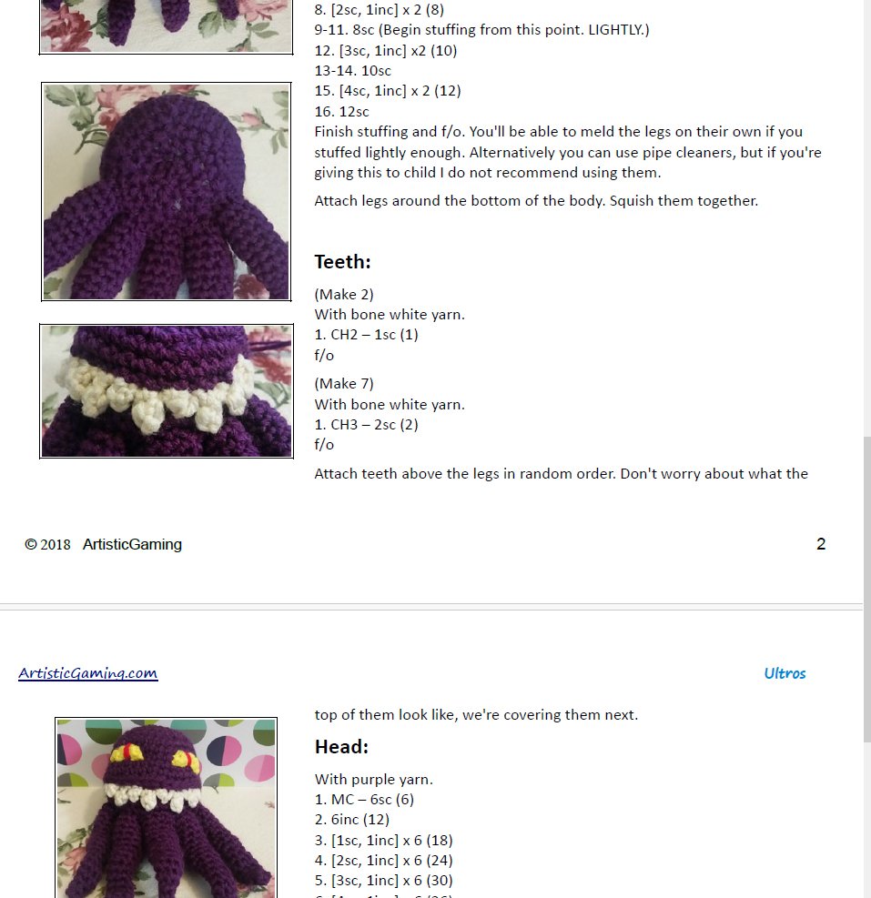 Fantasy Patreon Crochet Patterns product image (9)