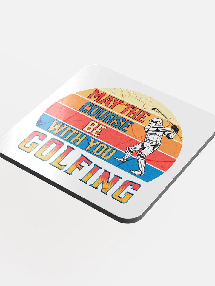 May The Course Be With You Golfing Galactic Coaster Set product image (1)