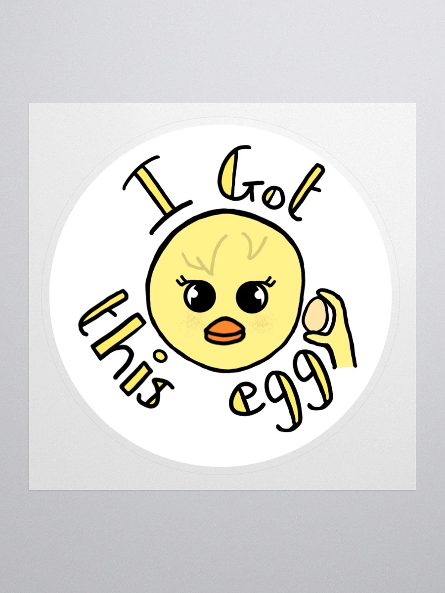 I got this egg large sticker product image (1)