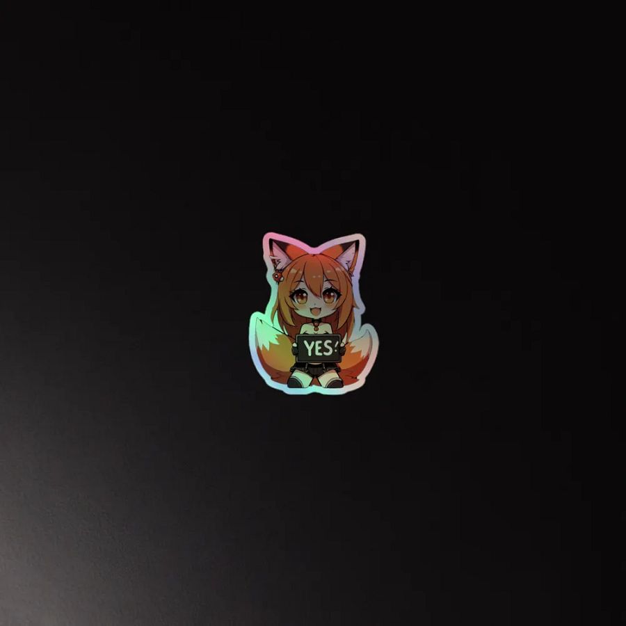 Mercurious YES Holographic Sticker product image (2)