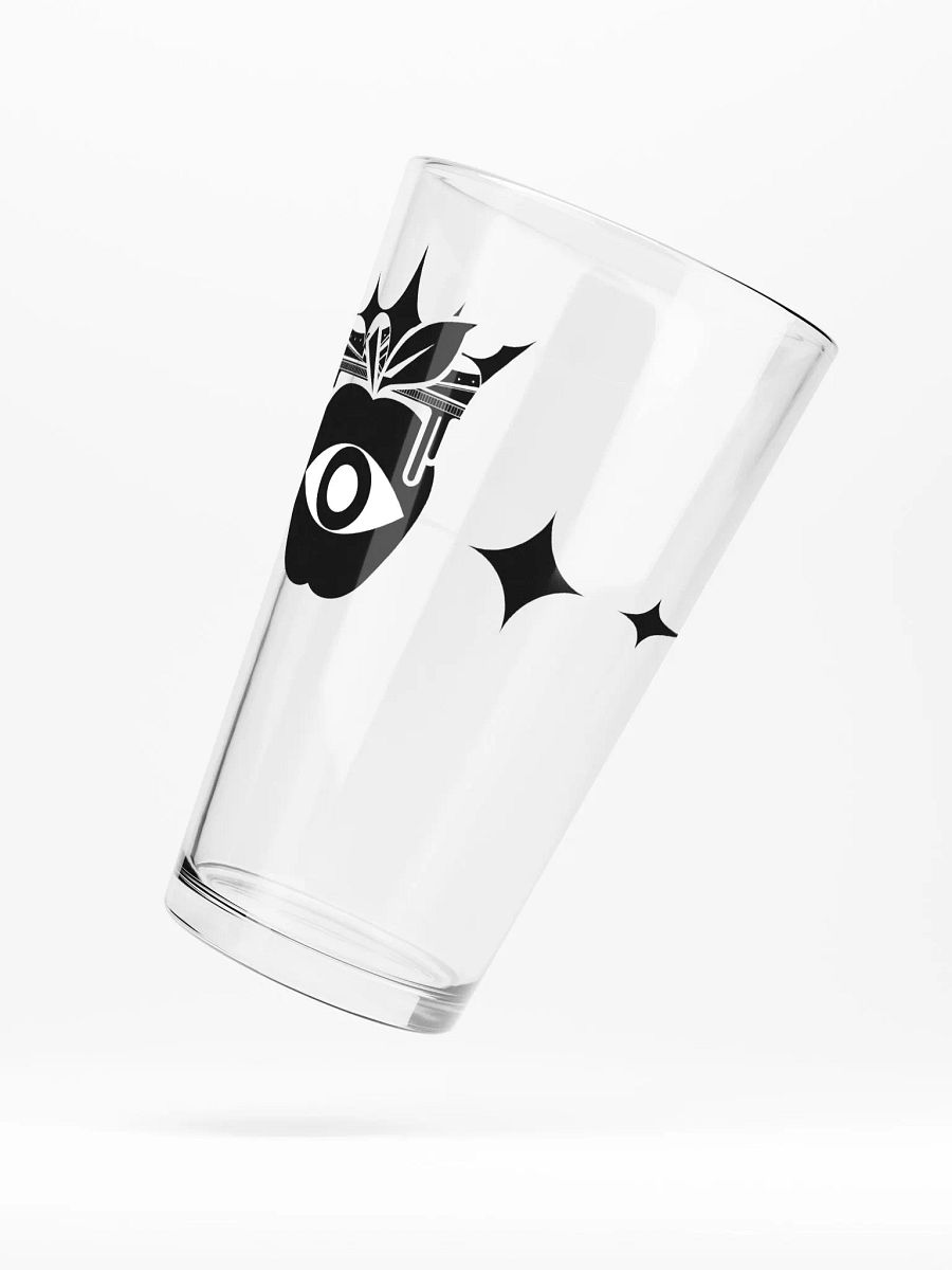 Crowned Apple (Black) ✦ Shaker Pint Glass product image (5)