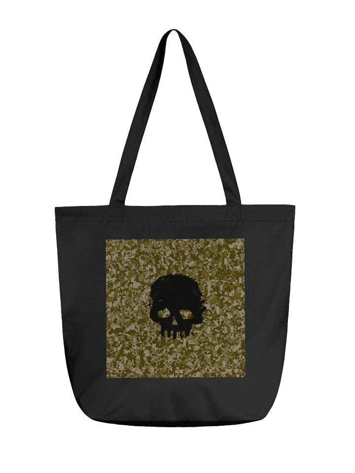 Pixelated Skull Camo Tote Bag product image (1)