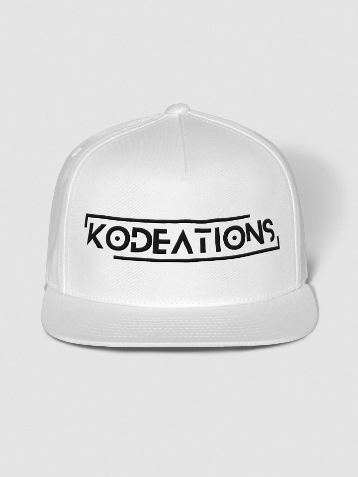 Kodeations Snapback - Signature White Edition product image (1)