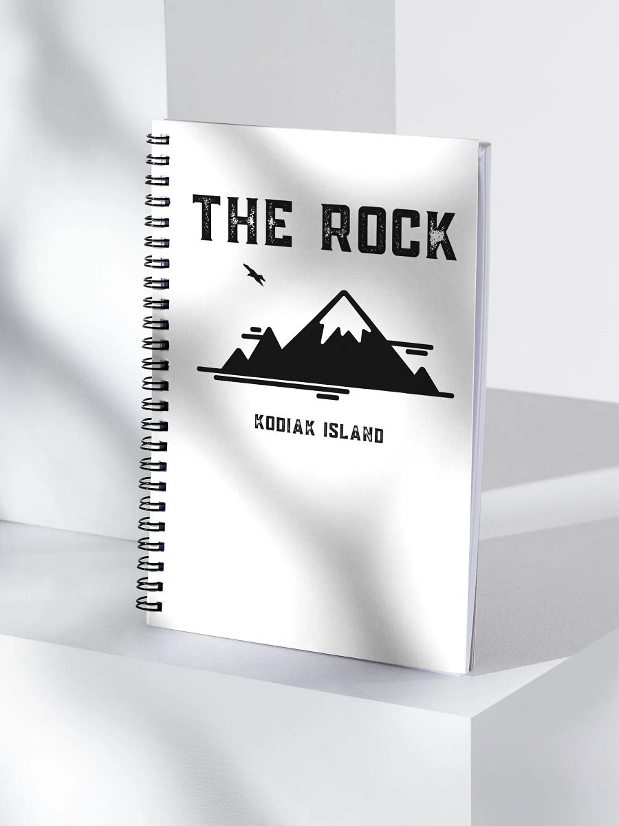 The Rock Sprial Notebook (Black) product image (4)