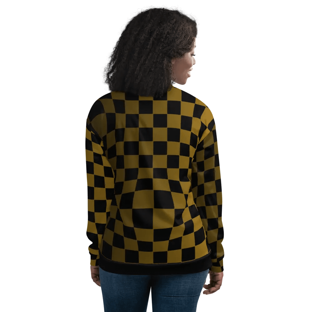 Kaleidoscope Illusion All-Over Bomber Jacket_Gold product image (11)
