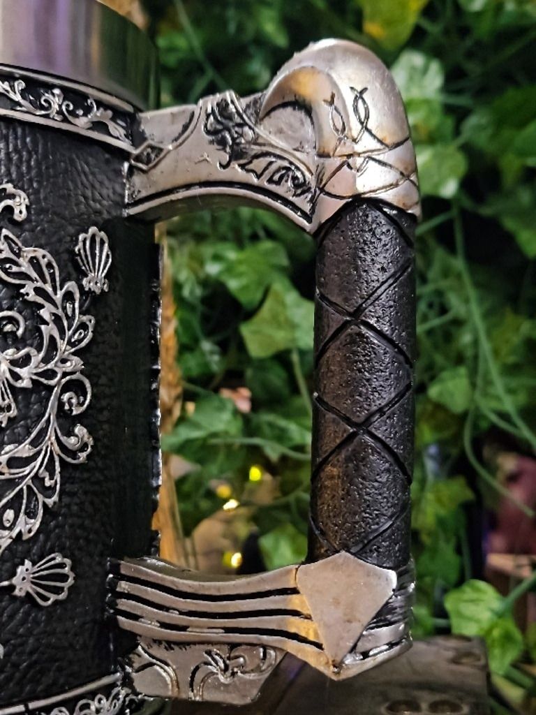 The Armored Kingdom Winged Wrath Skull War Mug product image (3)