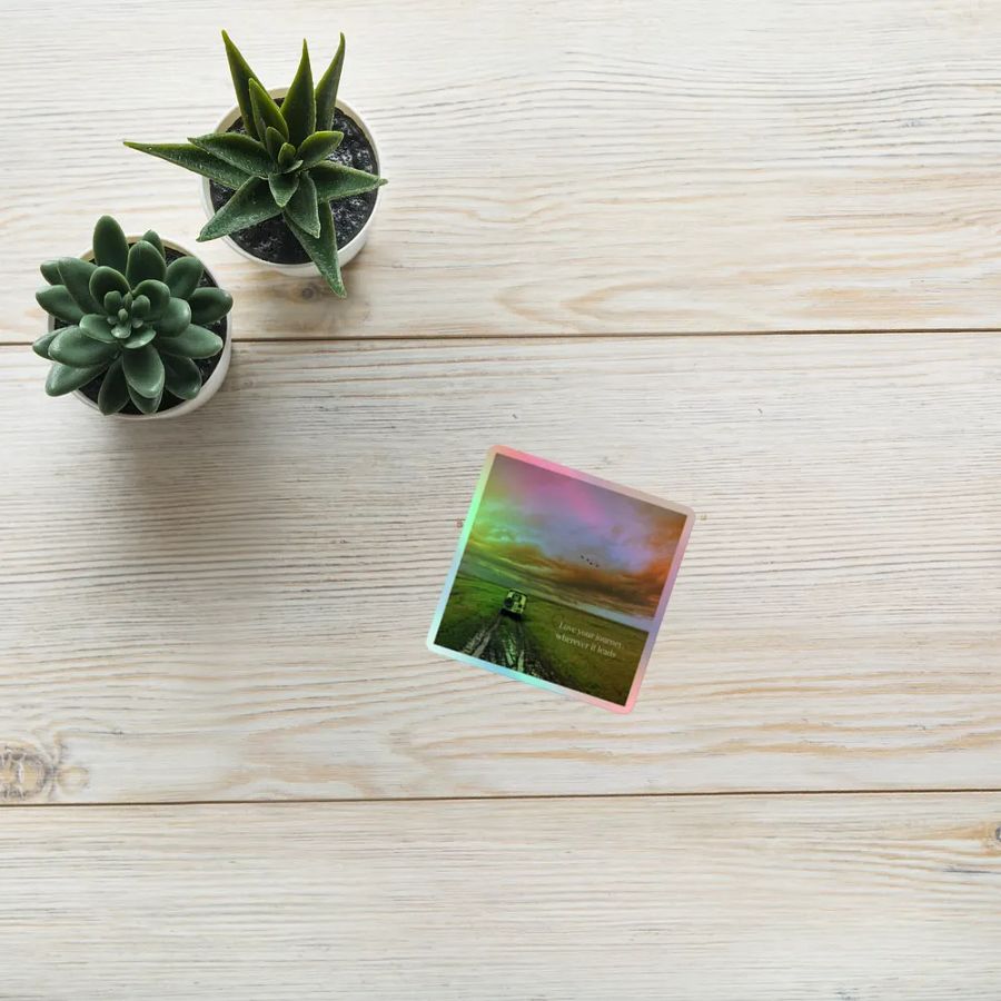 Love Your Journey Holographic Sticker Set product image (10)