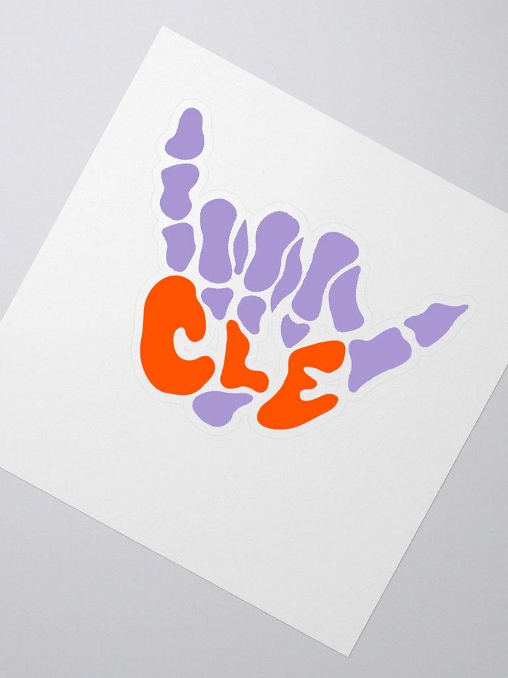 Suns Out, Bones Out Sticker (Purple/Red) product image (2)
