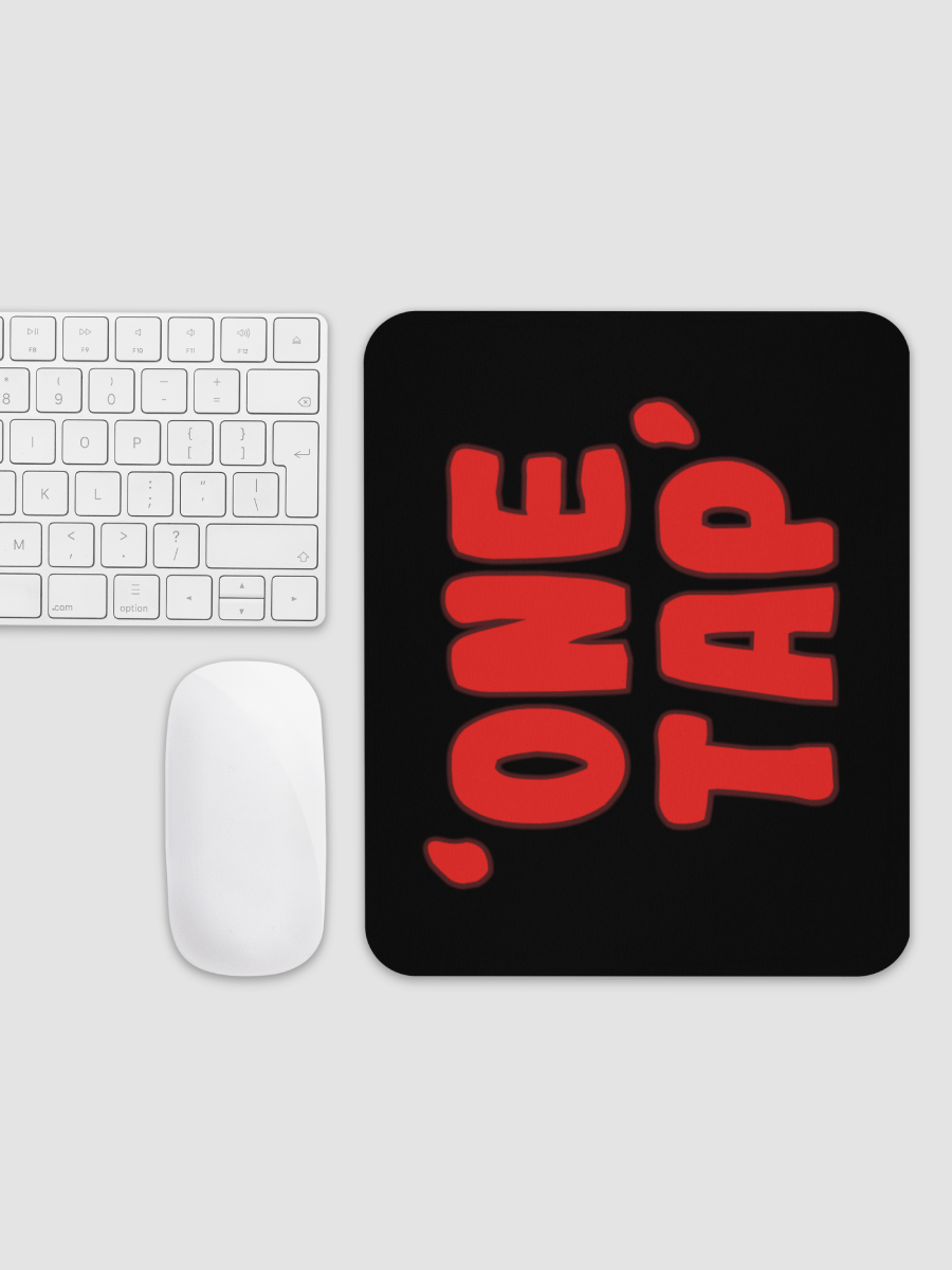 'One Tap' Mouse Pad (Black) product image (4)