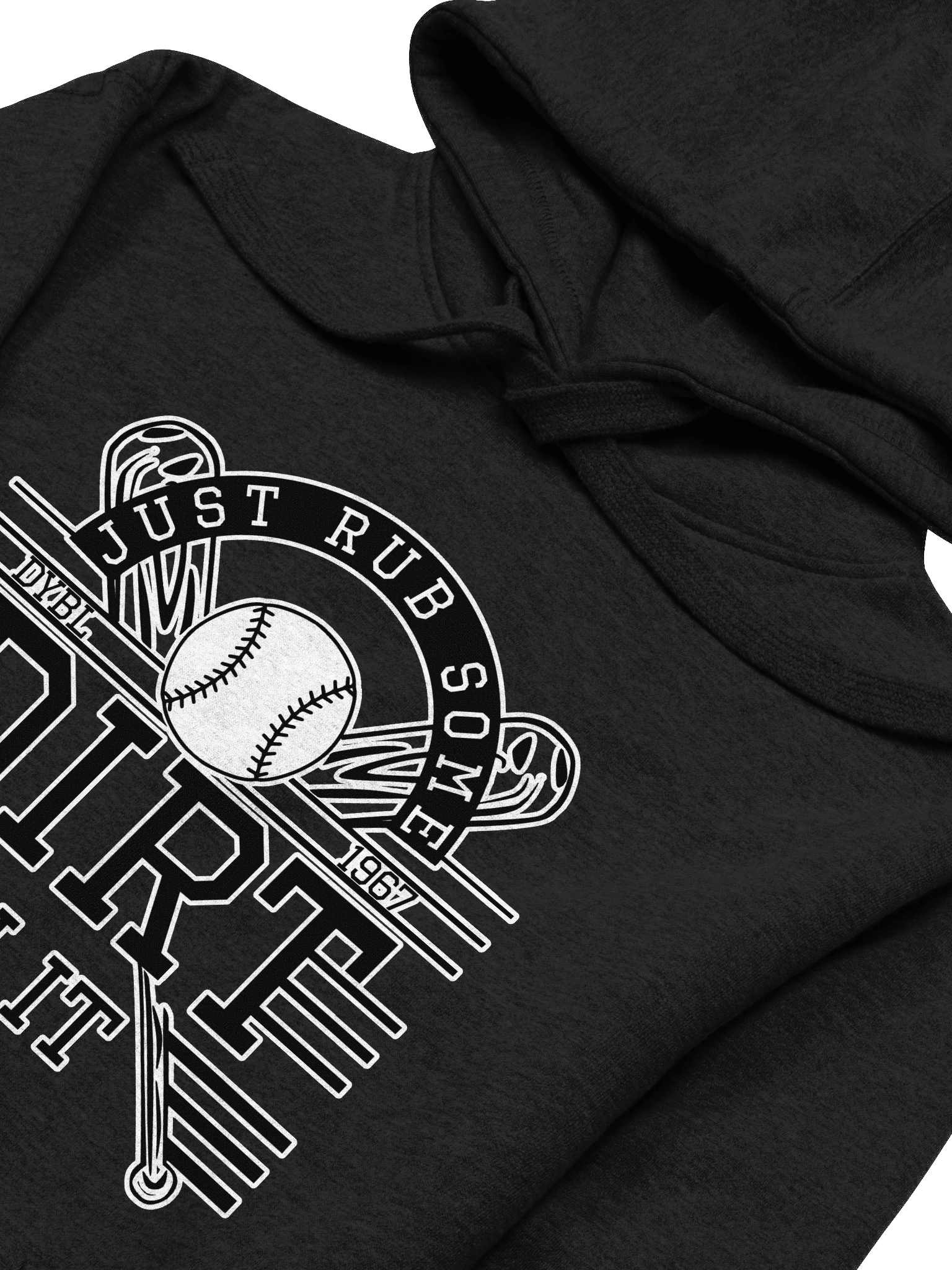Just Rub Some Dirt On It Baseball Premium Hoodie product image (32)