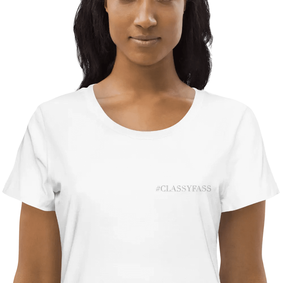 #ClassyFass - White Fitted T-Shirt product image (1)