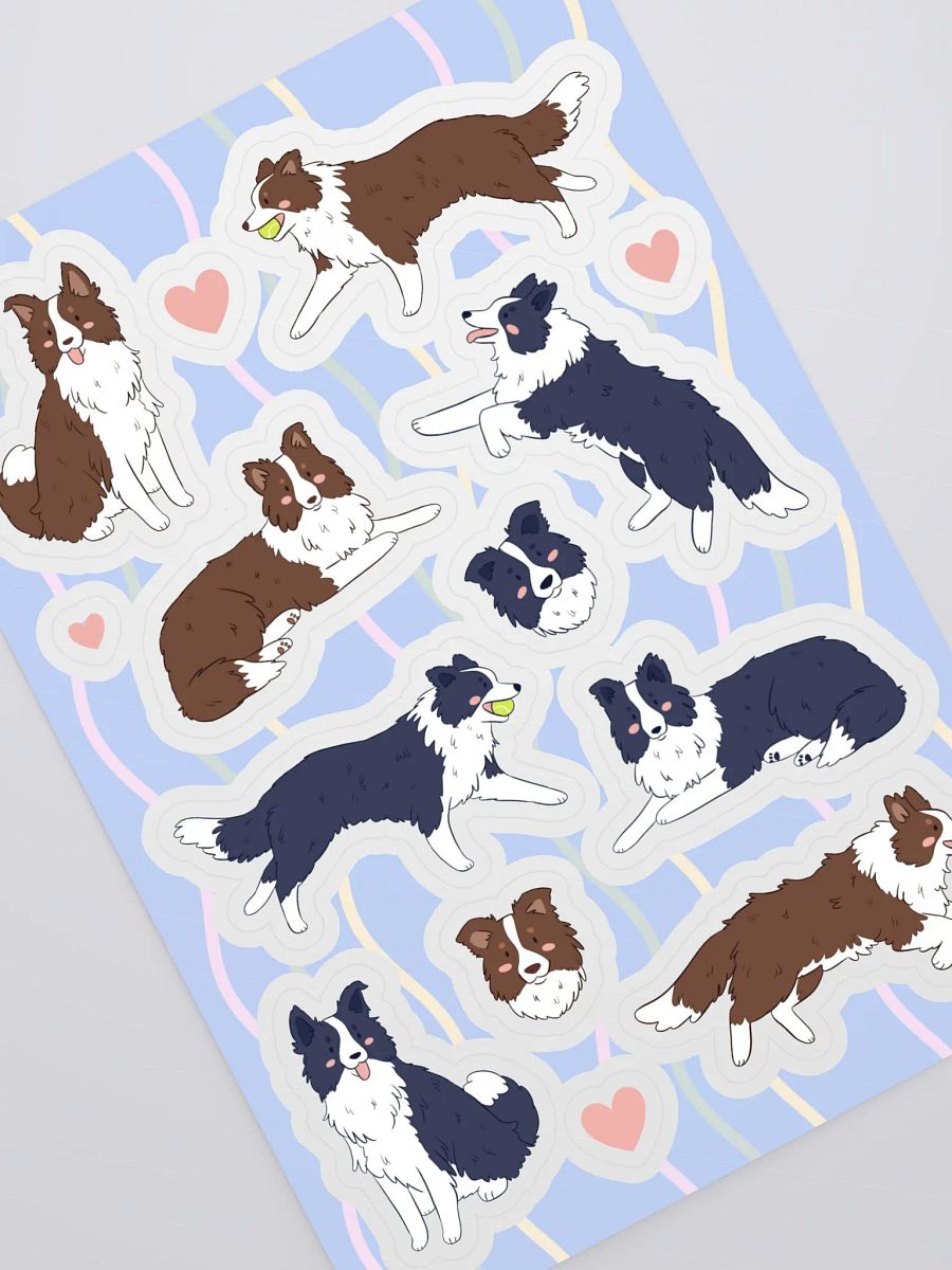 Border Collie Love Sticker Collection product image (2)