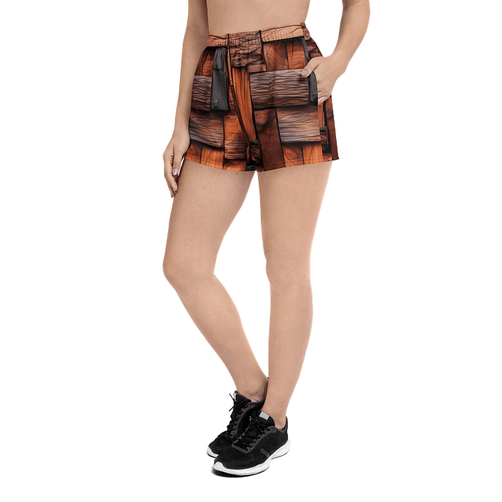 Wooden Mosaic Athletic Shorts product image (2)