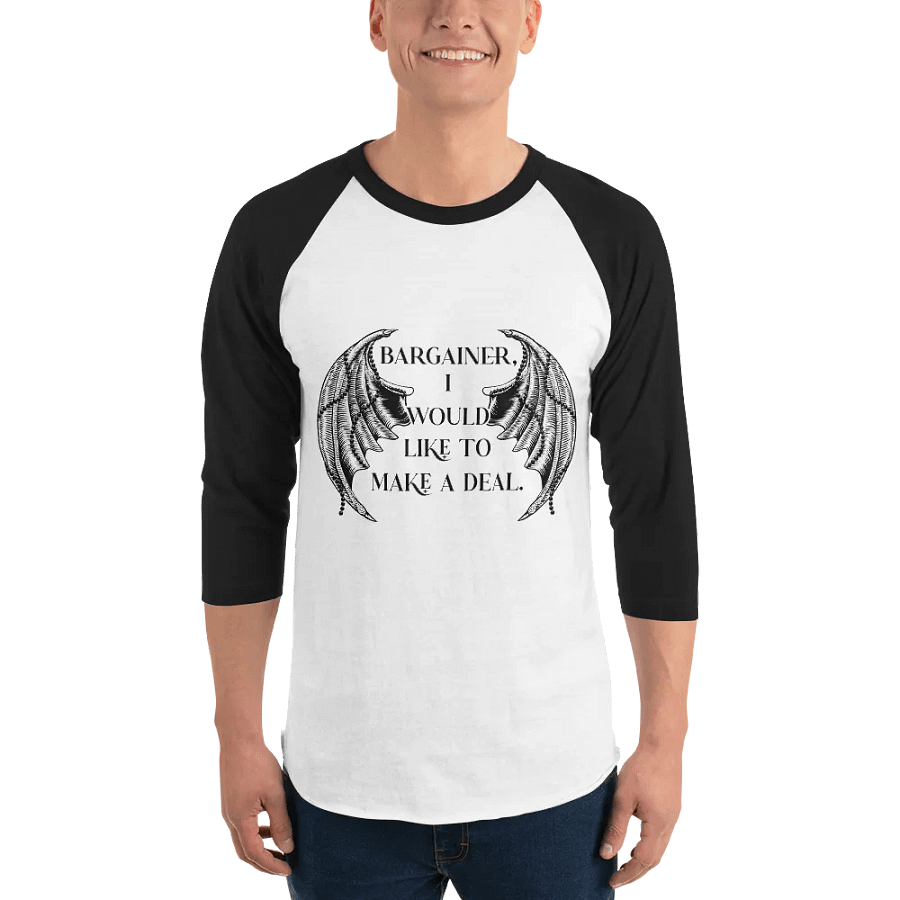 Bargainer Calling Card Fine Jersey Raglan Tee product image (33)