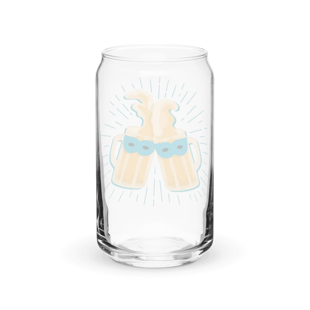 Masked Cheers Can-Shaped Glass product image (8)