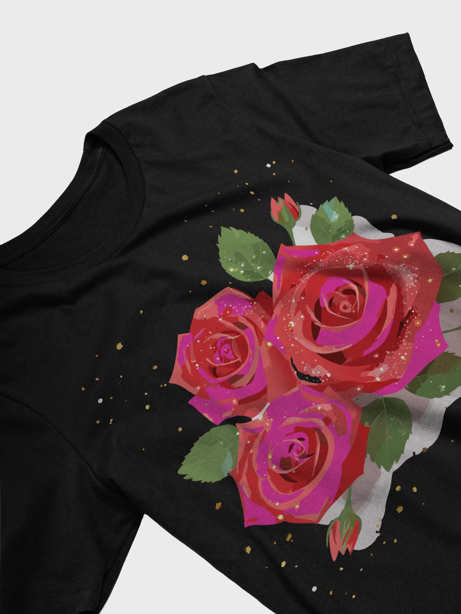 Blooming Roses Soft T-Shirt product image (3)