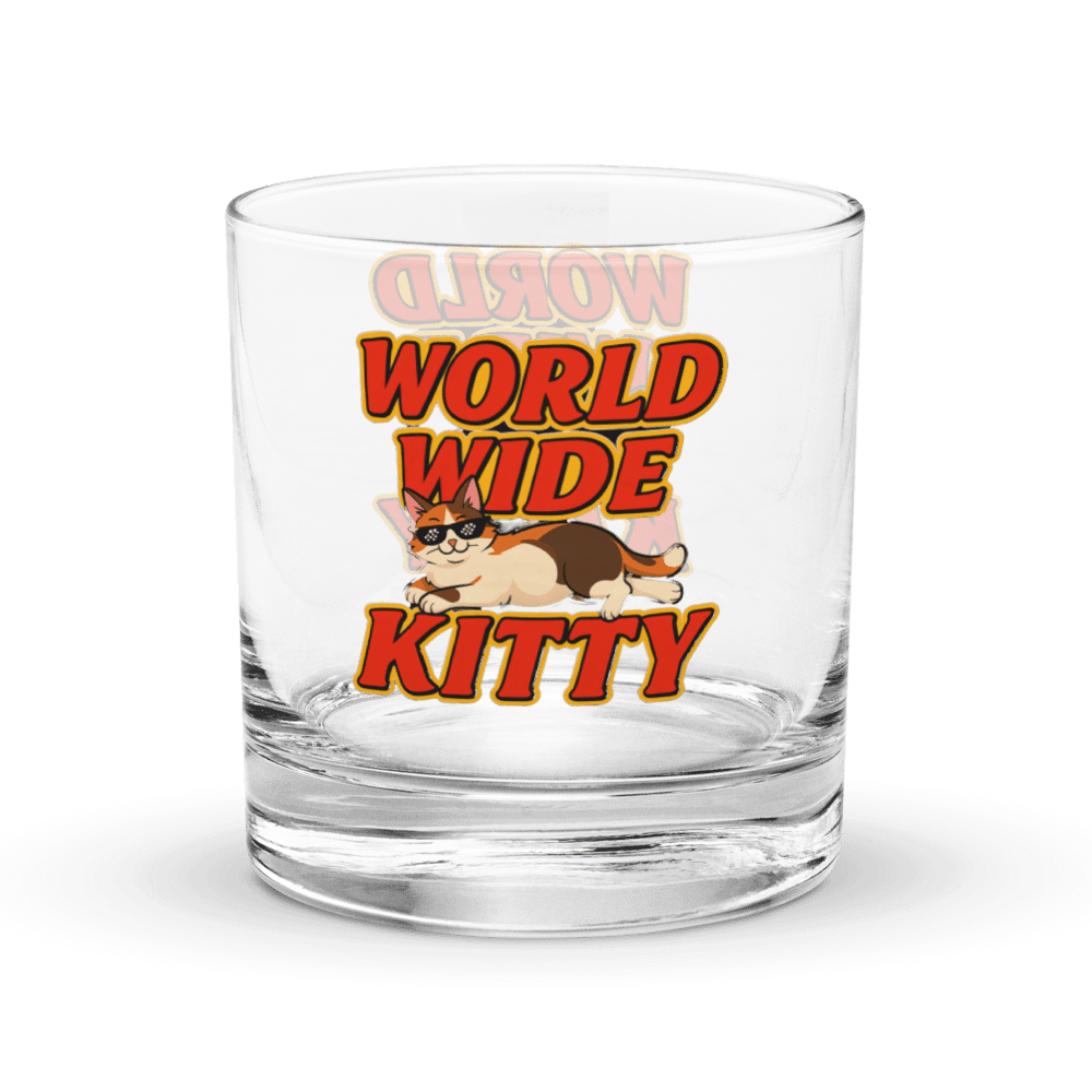 World Wide Kitty Rocks Glass product image (2)