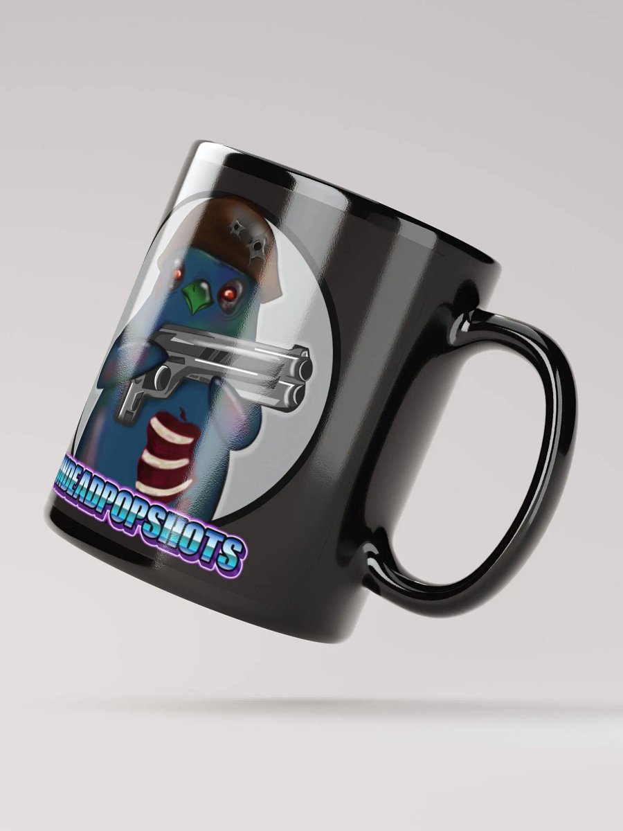 Cracked Helmet Penguin Mug Logo Color Gray product image (4)