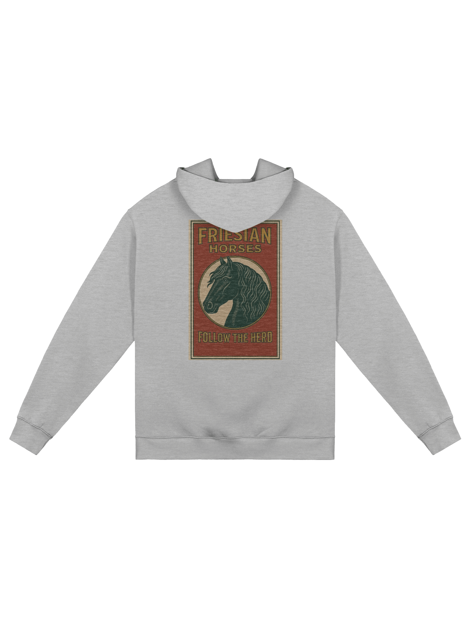 Vintage Friesian horses premium hoodie product image (7)