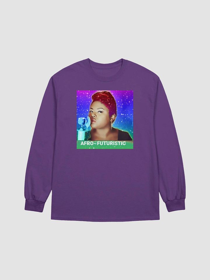 Afro-Futuristic long sleeve purple product image (1)