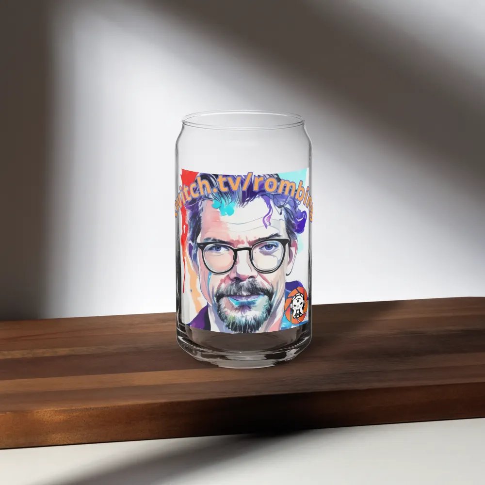 Vibrant Rombing Portrait Can-Shaped Glass product image (5)