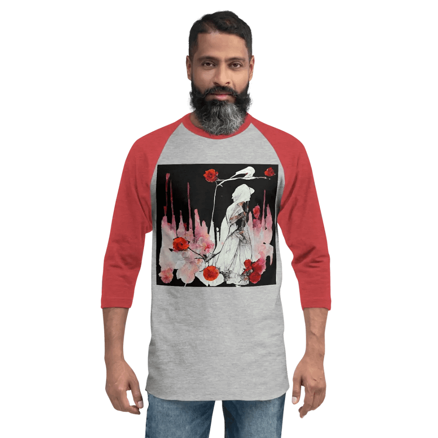 Roses and Shadows Raglan Tee product image (2)