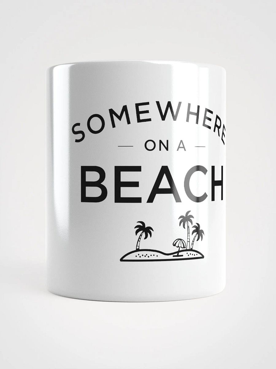 Somewhere on a Beach Mug - White product image (1)