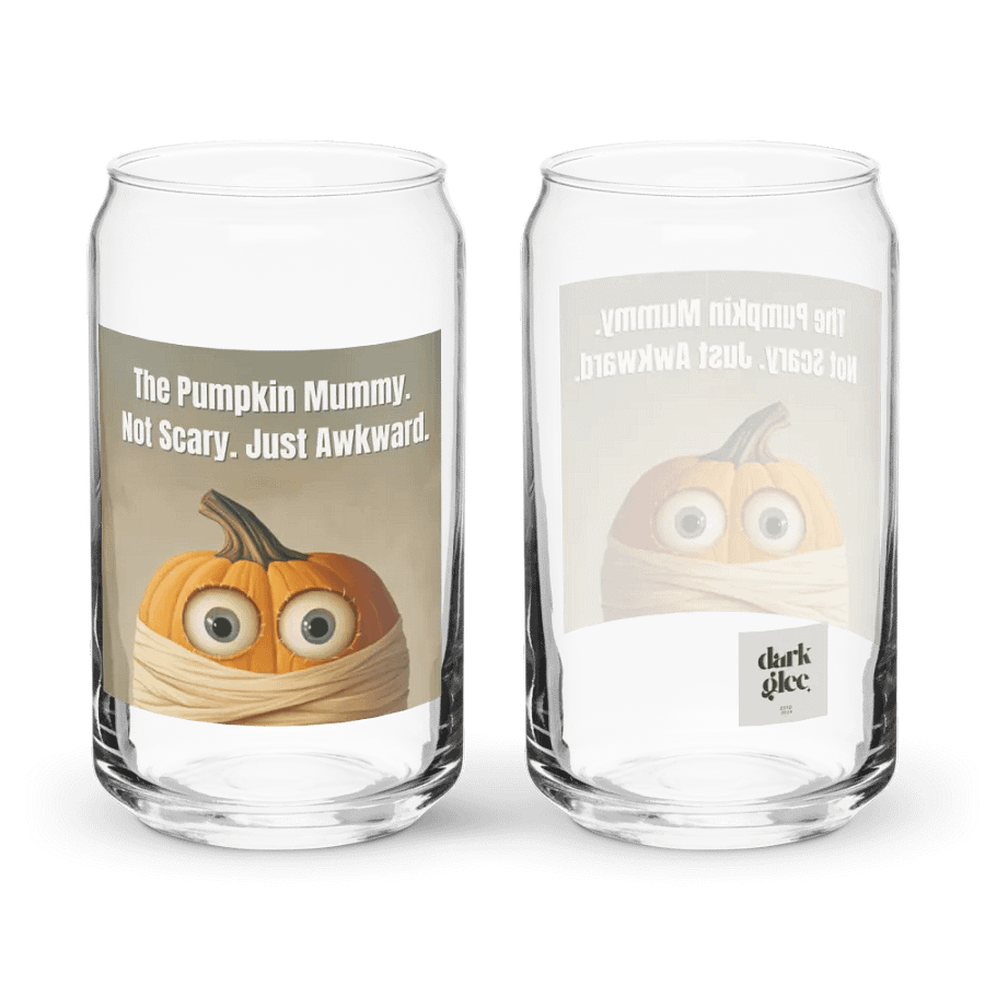 The Pumpkin Mummy Can- Shaped Glass product image (6)