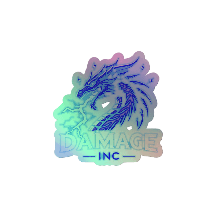 Calypso X Damage Inc Dragon Holographic Sticker product image (2)