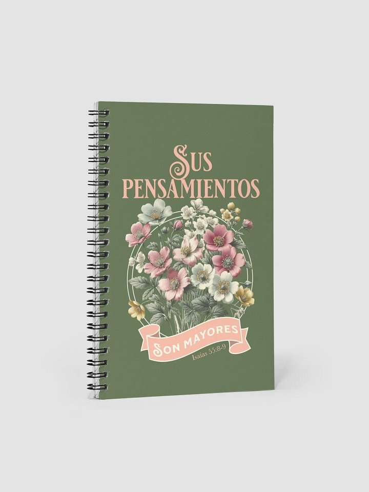Sus pensamientos Spiral Notebook product image (1)