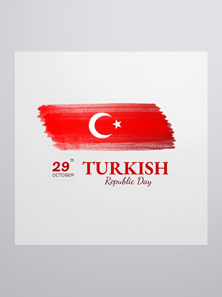 29 October Turkish Republic Day Sticker product image (1)